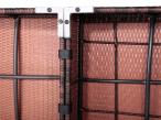 Nowoczesne meble z technorattanu LIGURITO VI Brown Elite & Grey