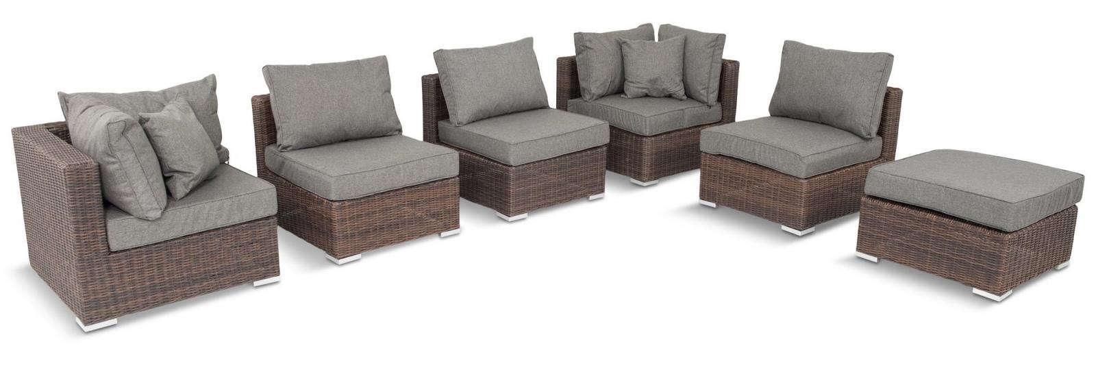 modułowe meble technorattanowe na taras