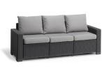 Sofa ogrodowa trzyosobowa 199cm California Grafit