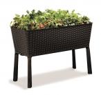 Donica Easy Grow Rattan Keter brązowa