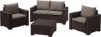 Meble ogrodowe California 2 Seater - Brąz