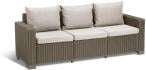 Sofa ogrodowa trzyosobowa 199cm California Cappuccino