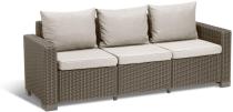 Sofa ogrodowa trzyosobowa 199cm California Cappuccino