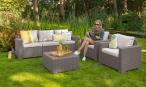 Sofa ogrodowa trzyosobowa California Cappuccino