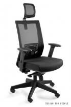 Ergonomiczny fotel biurowy obrotowy NEZ z siatką