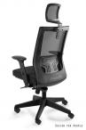 Ergonomiczny fotel biurowy obrotowy NEZ z siatką