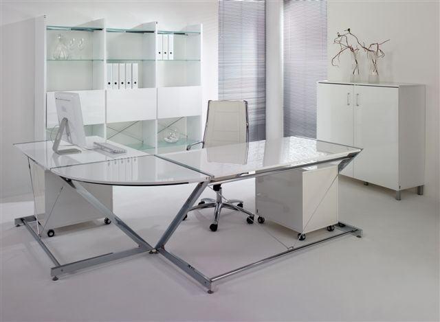 biurko szklane przezroczyste