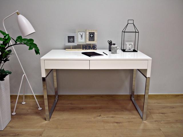 nowoczesne biurko białe