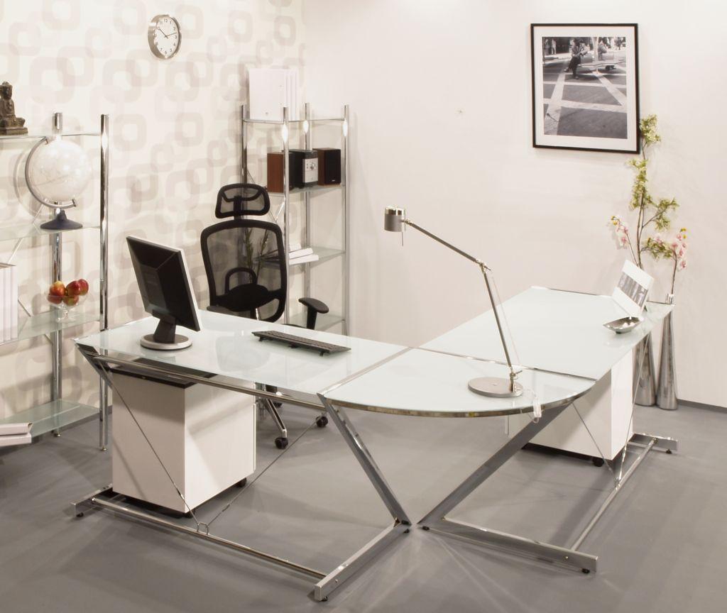 szklane przezroczyste biurko