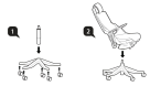 Ergonomiczny fotel gabinetowy regulowany Wau Tkanina BL