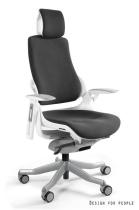 Ergonomiczny fotel gabinetowy regulowany Wau Tkanina BL