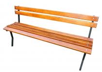 Ławka stalowo-drewniana 150cm