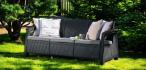 Sofa ogrodowa Corfu Love Seat Max - grafitowa