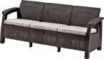 Sofa 3 osobowa Corfu Love Seat Max - brązowa