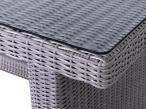 Stół ogrodowy z technorattanu LIGURITO 140x70 Off-White Elite