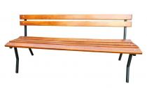 Ławka stalowo-drewniana 180cm