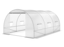 Tunel ogrodowy 3x4,5m - biała siatka wzmacniająca 13,5m2