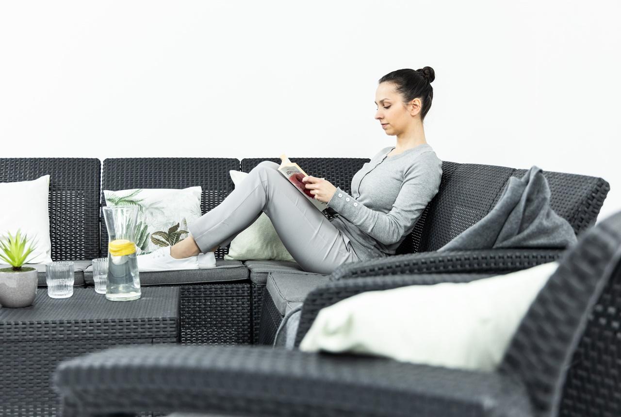 corfu relax set grafitowy