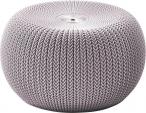 Pufa Knit Seat - stołek fioletowy