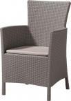Fotel Rattan Style Iowa - cappuccino