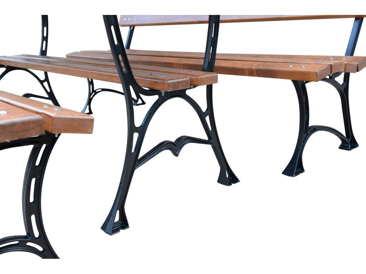 Żeliwna podstawa ławki