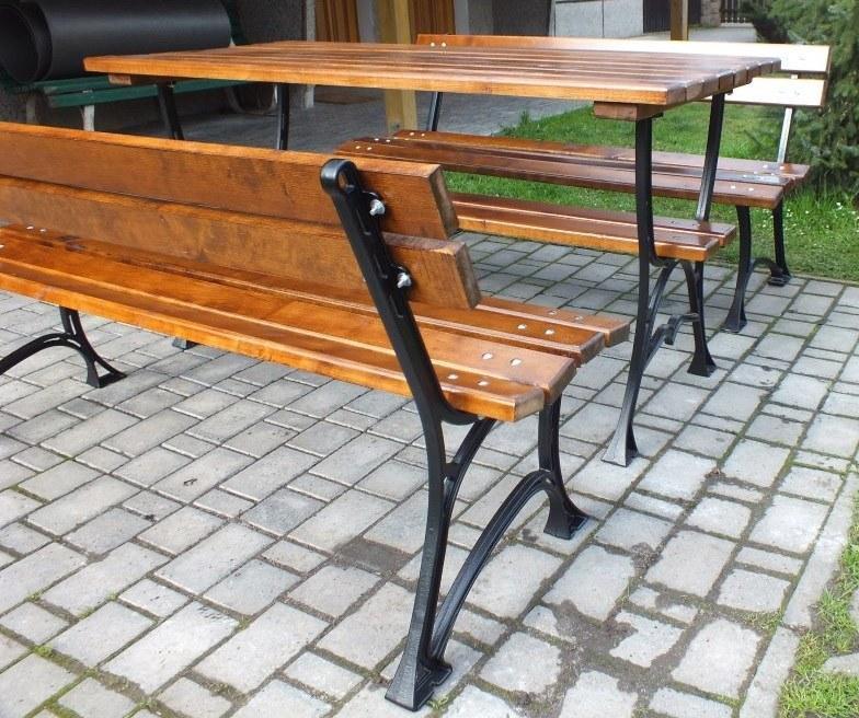 Żeliwna podstawa mebli ogrodowych