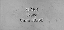Beton architektoniczny - SLABB Szary 8mm 30x60cm