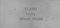 Beton architektoniczny - SLABB Szary 18mm 30x60cm