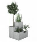 Donica betonowa Diamante 30 - SLABB Antracyt