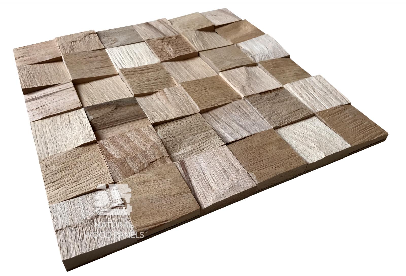 Natural Wood Panels Panele drewniane kostka BUK Europejski Natural