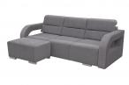 Sofa rozkładana 3 osobowa z pufą Aliss - Kinas Meble