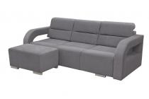 Sofa rozkładana 3 osobowa z pufą Aliss - Kinas Meble