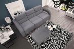 Sofa rozkładana 3 osobowa z pufą Aliss