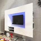 Nowoczesne meble RTV Net Meblościanka Biały Połysk 169x124