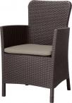 Fotel ogrodowy Rattan Style Miami DC brązowy