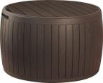 Circa Stolik ze skrzynią Wood Style brązowy Curver 140L