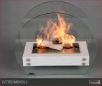 Biokominek wolnostojący Kami - Stromboli 60 biały