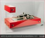 Biokominek wolnostojący Kami - Apo Glass Czerwony