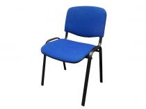 Krzesło ISO Black C6 - tapicerowane niebieskie - oferta Pakiet