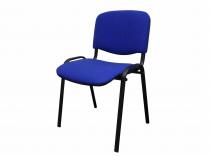 Krzesło ISO Black C14 - tapicerowane niebiesko-czarne - oferta Pakiet