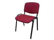 Krzesło ISO Black C29 - tapicerowane bordowe - oferta Pakiet