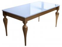 Milano elegancki stół z szybą