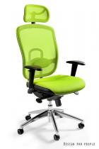 Fotel biurowy obrotowy VIP Green regulowane siedzisko