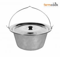 Kociołek na zupę nierdzewny Inox 14L - Farmcook