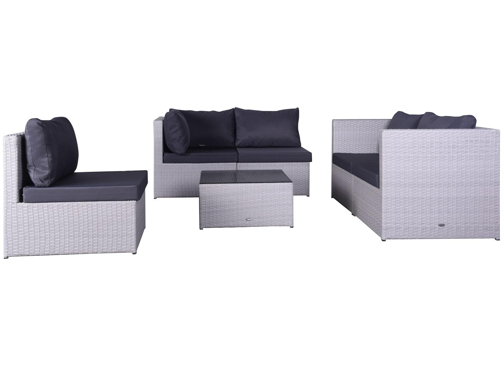 Narożnik ogrodowy z technorattanu