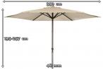 Parasol Basic Lift II 350 wymiary