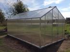 Szklarnia ogrodowa z poliwęglanu (12,5 m²) Gampre SANUS XL-12 - 2,9x4,3x2,25m