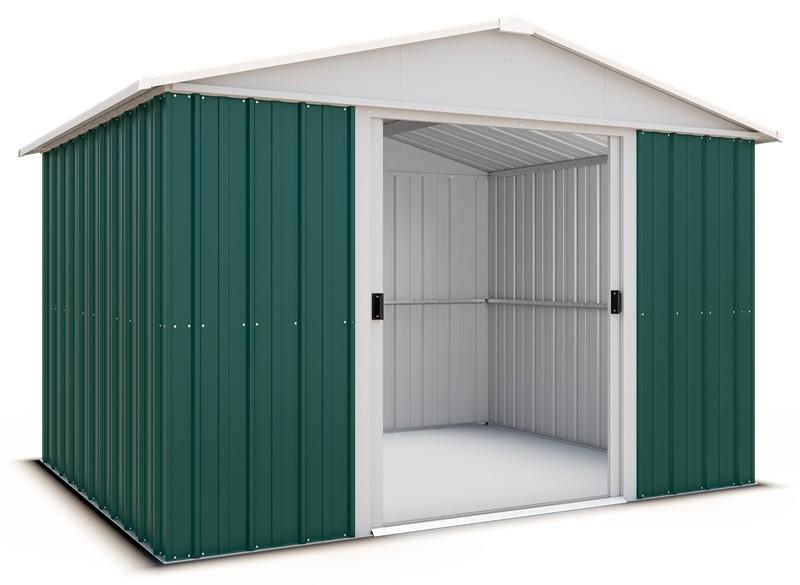 Metalowy  domek na narzędzia