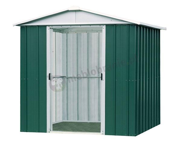 Blaszany domek ogrodowy Yardmaster model 109GEYZ Emerald Deluxe