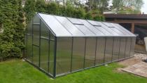 Szklarnia aluminiowa ogrodowa Gampre L-12 2,2x5,7x2,1 m (12,6m2)